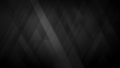 Obraz premium sleek black geometric abstract background with sharp angular shapes and subtle textures ideal for modern design projects