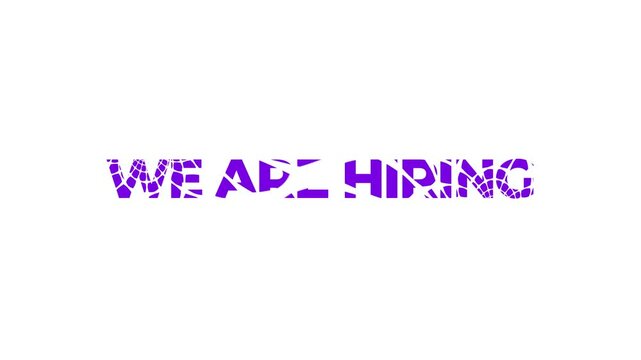 We are hiring