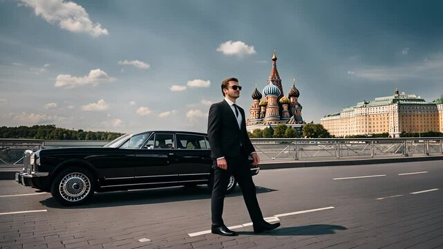 Russian spy in Moscow.