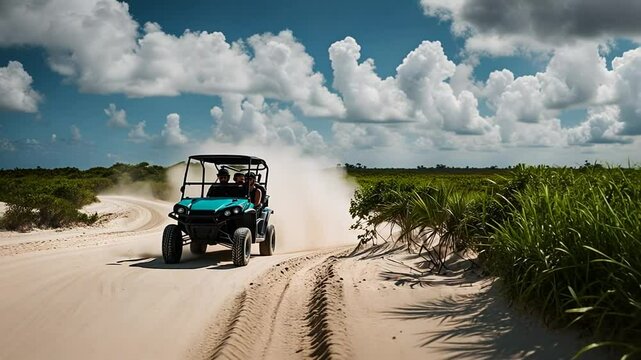 Buggy excursion in Punta Cana.