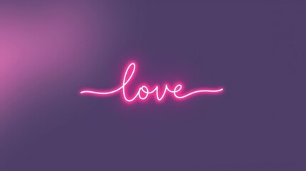 With a glowing pink hue, this passionate love logo elegantly captures the essence of romance. It symbolizes affection and heartfelt connections on special occasions