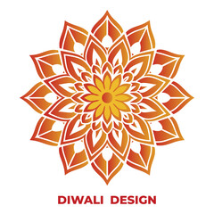 Diwali mandala background design