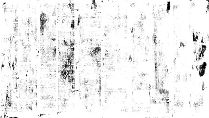 white and black newspaper paper grunge vintage old aged texture. Vintage grunge newspaper collage background. 