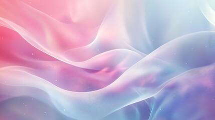 Obraz premium Abstract Pastel Waves Flowing Softly