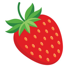 strawberry isolated on white background