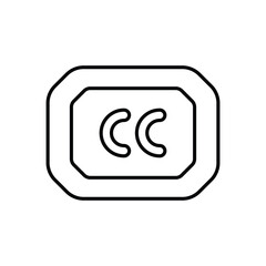 Obraz premium Closed Captioning