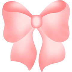 pink ribbon bow