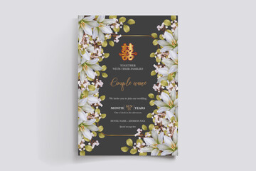 floral bridal shower invitation templates