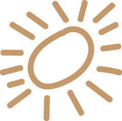 sun vector element