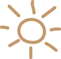sun vector element