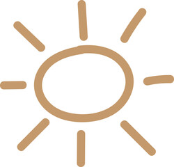 sun vector element