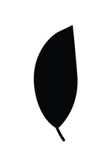 Tropical Leaf Clipart Vector Illustration