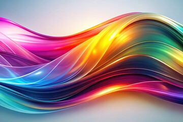 Abstract Transparent Matter Waves - Dynamic Art