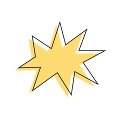 boom element isolated © santi