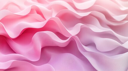 Obraz premium Abstract pink and purple wavy fabric texture background.