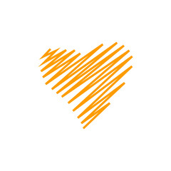 yellow heart element 