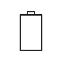 blank battery icon