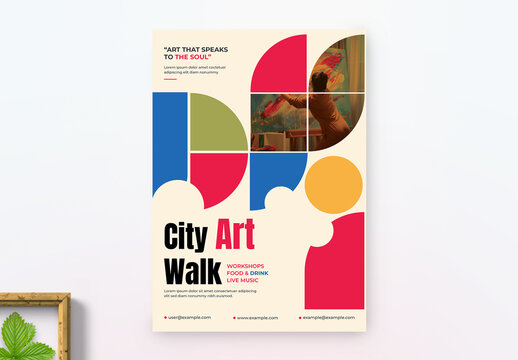 Art Event Flyer Layout