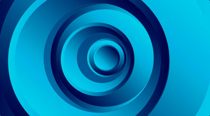 3d circular shape geometric background design | Abstract background design for flyer, banner, futuristic, texture | Modern abstract geometric vector design with sky-blue color