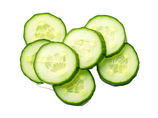 slices of cucumber