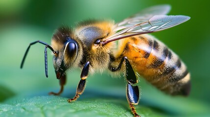 Honeybee Macro Photography Stunning Detail Nature Insect Close Up