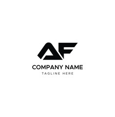 AF Letter Logo design Vector Art, Icons, and Graphics
