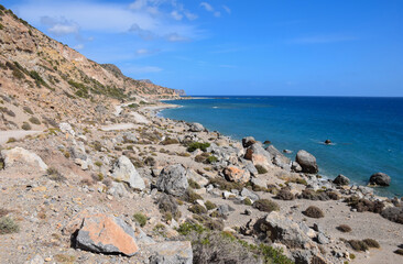 The coast of the sea-Palaiochora