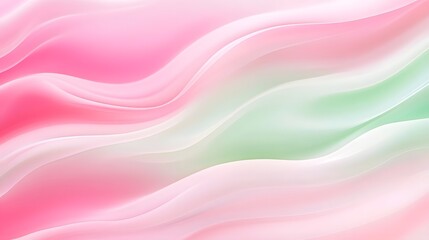 Obraz premium Soothing Gradient Blend A Harmonious Play of Pink and Green Hues