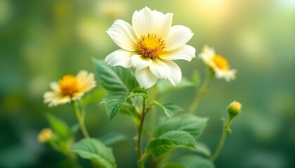 Fototapeta premium A high-quality and visually appealing illustration of a popular flower for microstock