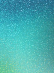 Teal light burst abstract beautiful rays on dark background with mint and golden sparkles