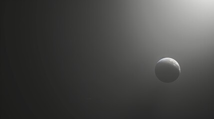Monochrome Celestial Body Wallpaper