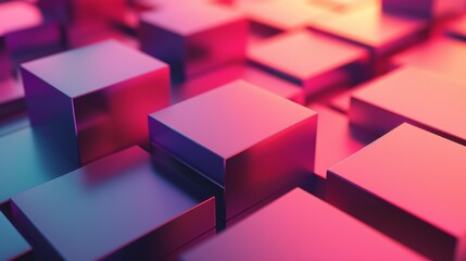 Fototapeta premium Abstract Geometric Cube Wallpaper