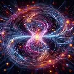 Obraz premium Quantum Flow
