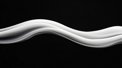 Mesmerizing Smoke Swirls Against Mysterious Black Background