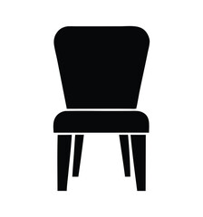 Modern chair icon. Perfect for home décor, interior design inspiration, or graphic resources. Vector illustration