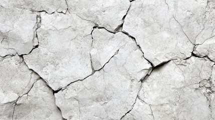 Obraz premium Cracked Plaster Wall Texture: A Detailed Close-Up