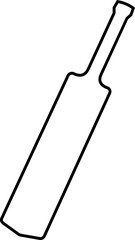 Cricket bats icon . Cricket game vector isolated on transparent background. cricket tournament ball and cricket bat elements template. vintage for clubs and team. Sports sign for web app