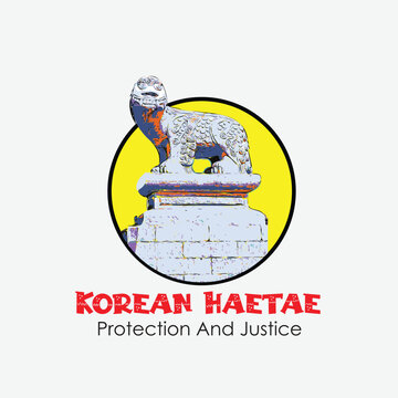 Korean Haetae (also spelled Haechi)a mythical creature that symbolizes protection and justice in Korean culture