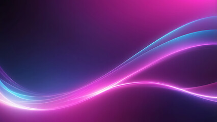 a black background with light pink, purple, blue and green lights Generative AI