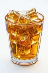 Golden Whiskey, Crystal Ice Cubes: A Refreshing Treat