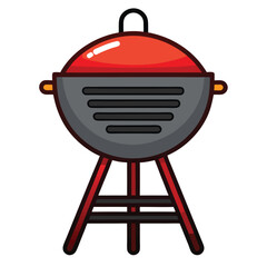 barbecue grill isolated on white background