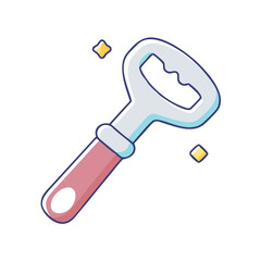 bottle opener vector icon, bottle opener vector illustration - simple illustration of bottle opener, perfect for logos,and bottle opener -themed designs.