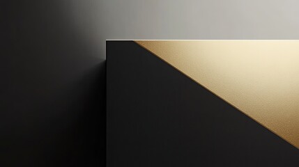 A sophisticated black and gold gradient with a polished shine, creating a high-end visual aesthetic suitable for luxury branding.
