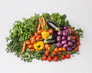 fresh vegetables on a plate
