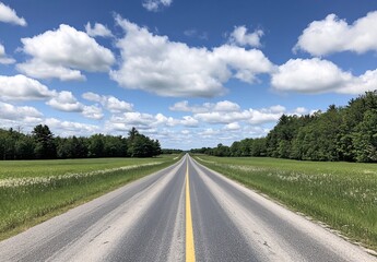 Fototapeta premium road to the sky