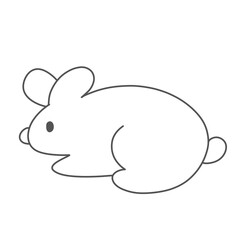 mouse and cheese vector