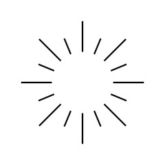 Obraz premium light rays isolated