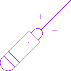 Lasers icon single vector illustration