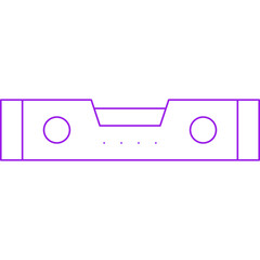 Obraz premium Level Tool icon single vector illustration