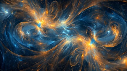 Abstract swirling nebula wallpaper
